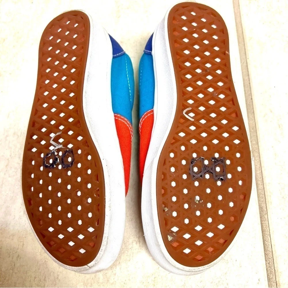 Vans Off The Wall Era Color Block Colorful Comfy Cush Canvas Shoes Womens 5M